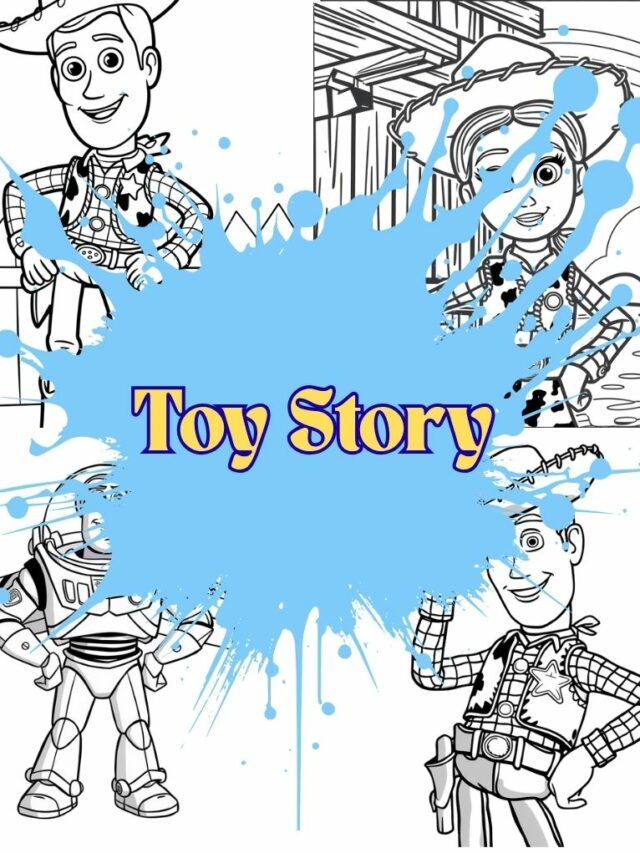 Toy Story kleurplaat