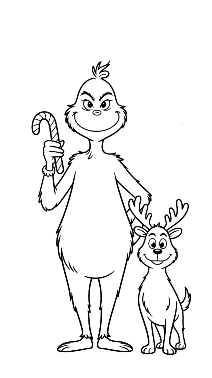 grinch coloring pages