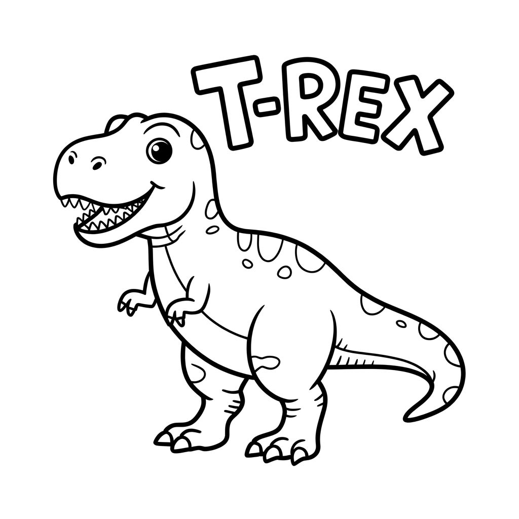 t rex coloring pages