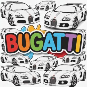 Bugatti coloring page