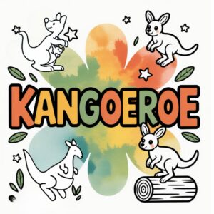 Kangaroo Coloring Page