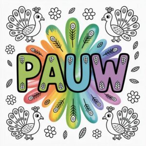 Peacock Coloring Pages