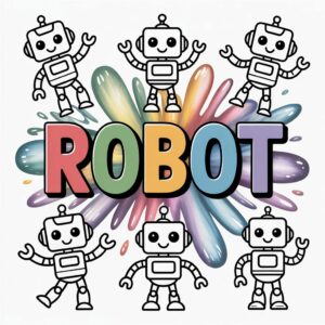 Robot Coloring Pages