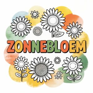 Sunflower coloring pages