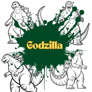 Godzilla Coloring Pages
