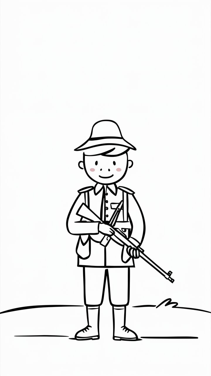 soldier coloring pages