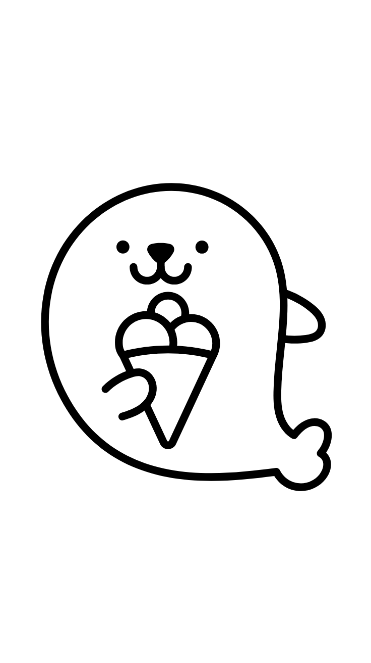 leopard seal coloring page