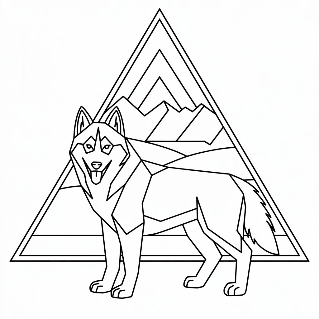 siberian husky puppy coloring pages