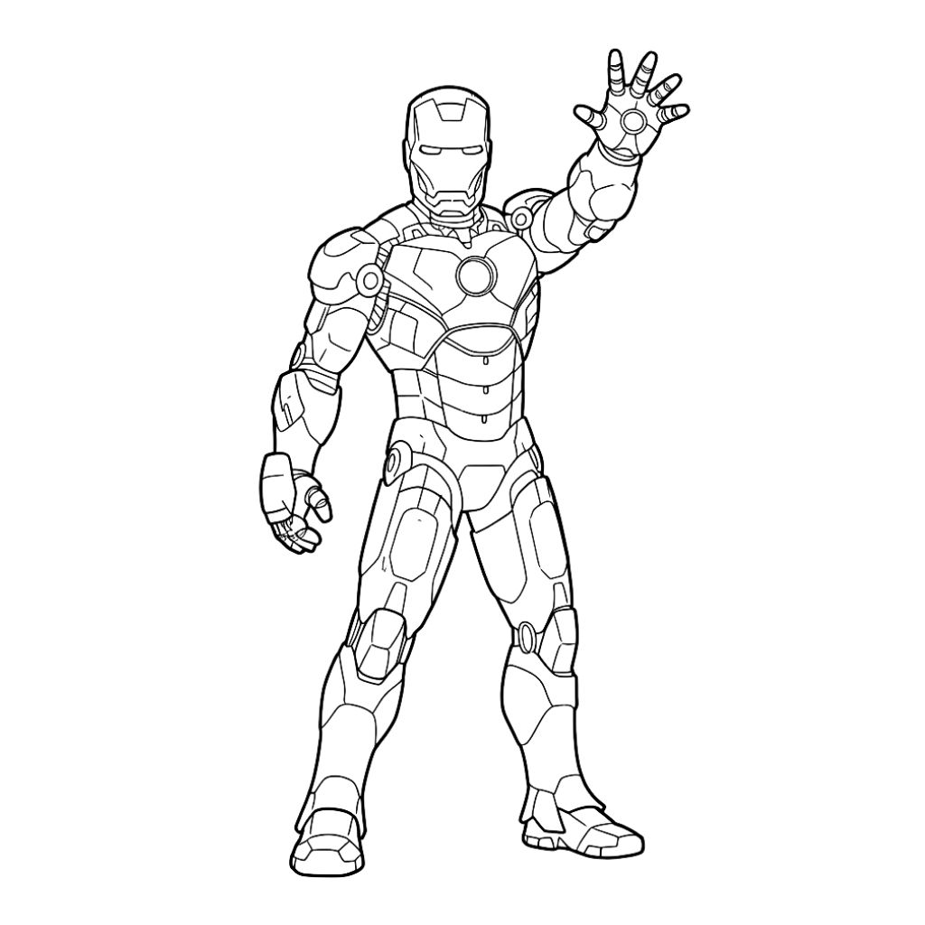 iron man coloring pages
