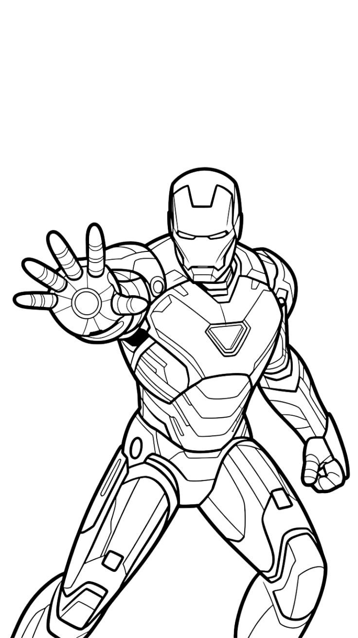 iron man coloring sheets