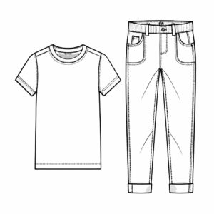 coloring pages of clothes
