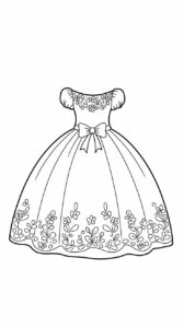clothing design coloring pages
