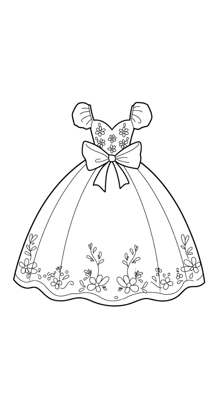 printable coloring pages of clothes
