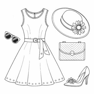 clothing coloring pages