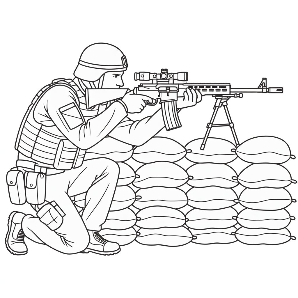 coloring pages soldier
