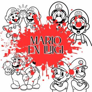 Mario and Luigi Coloring Pages