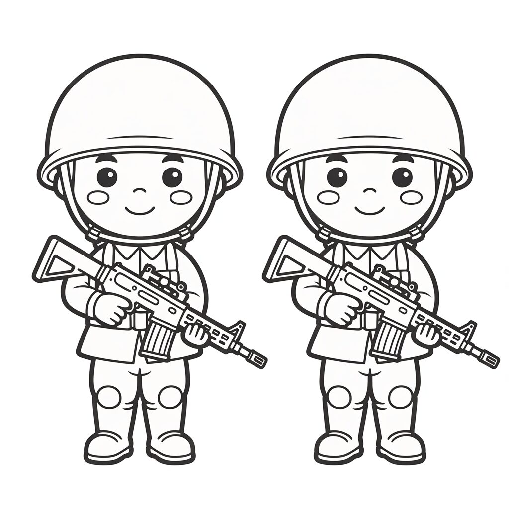 army coloring pages soldier