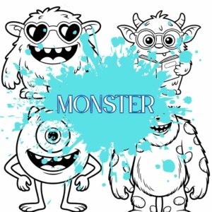 Monster Coloring Pages
