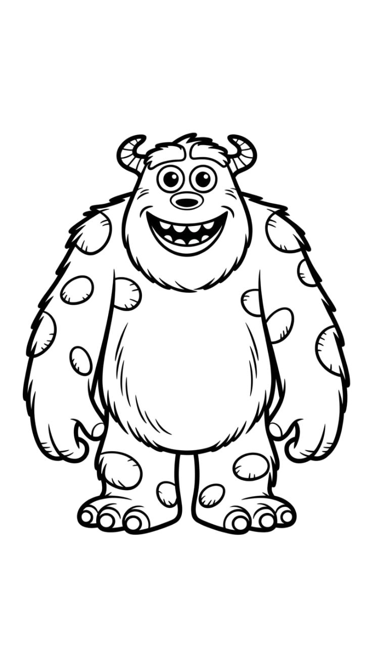 Monster Inc. Coloring Page