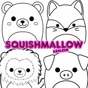 Squishmallow Coloring Pages