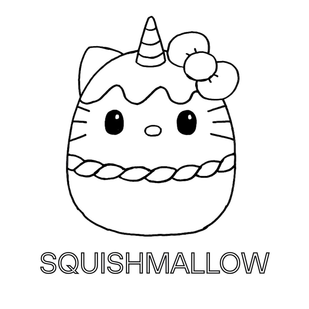 coloring book squishmallows coloring page