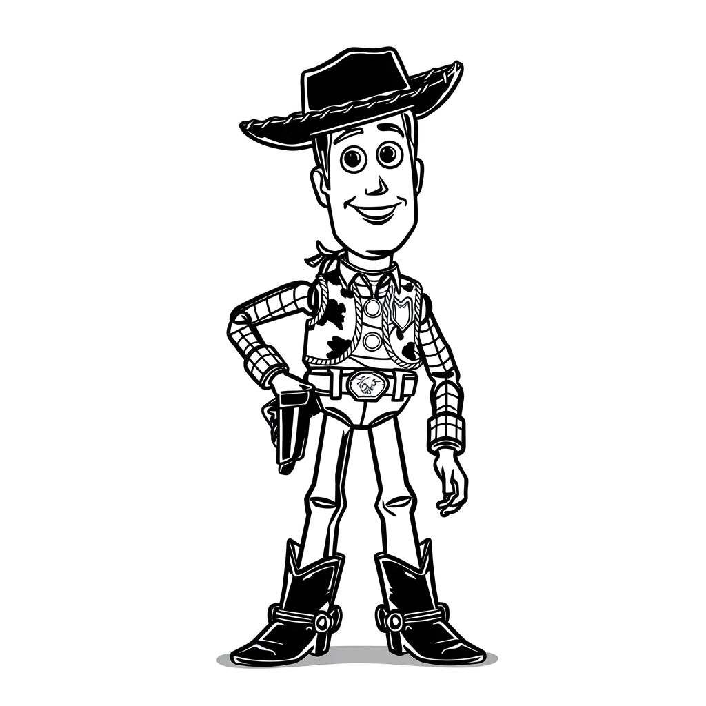 woody coloring pages toy story