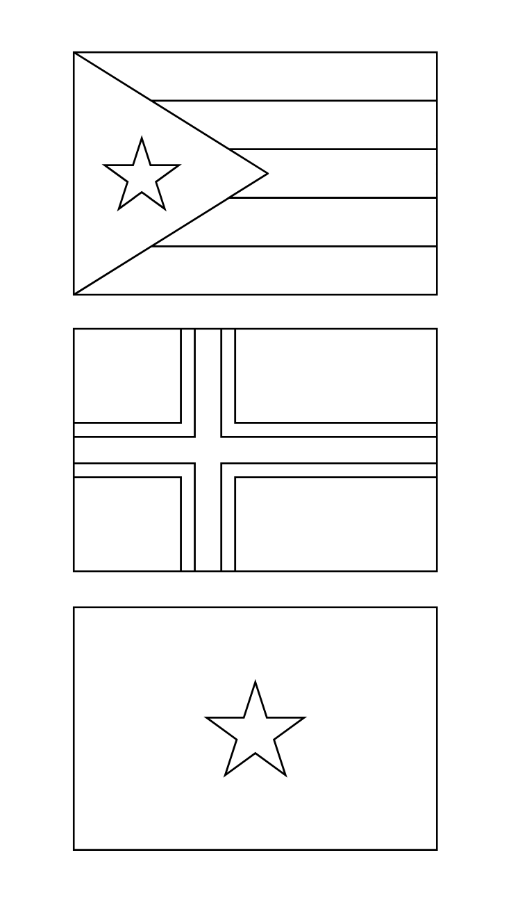 american flag coloring page