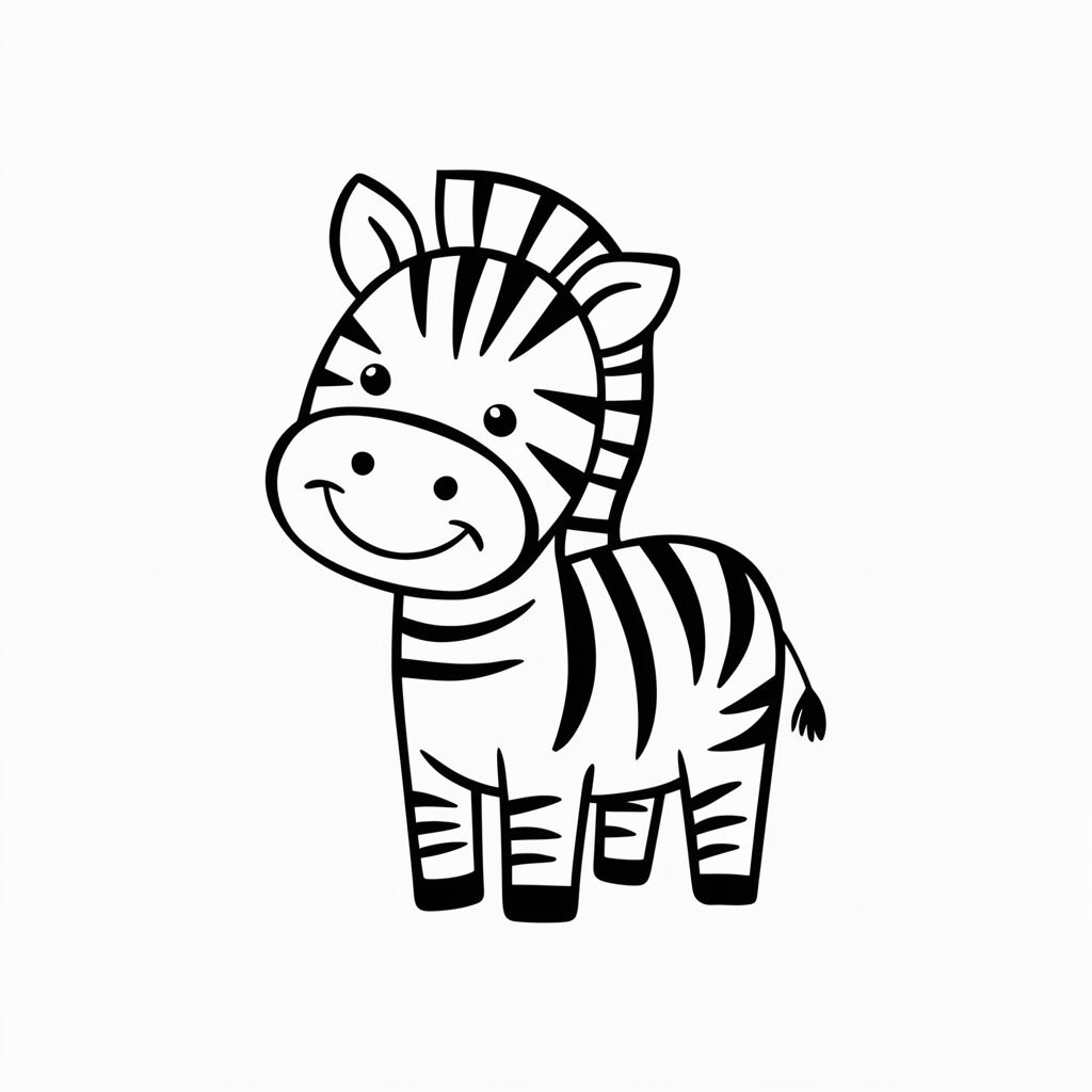 zebra coloring book