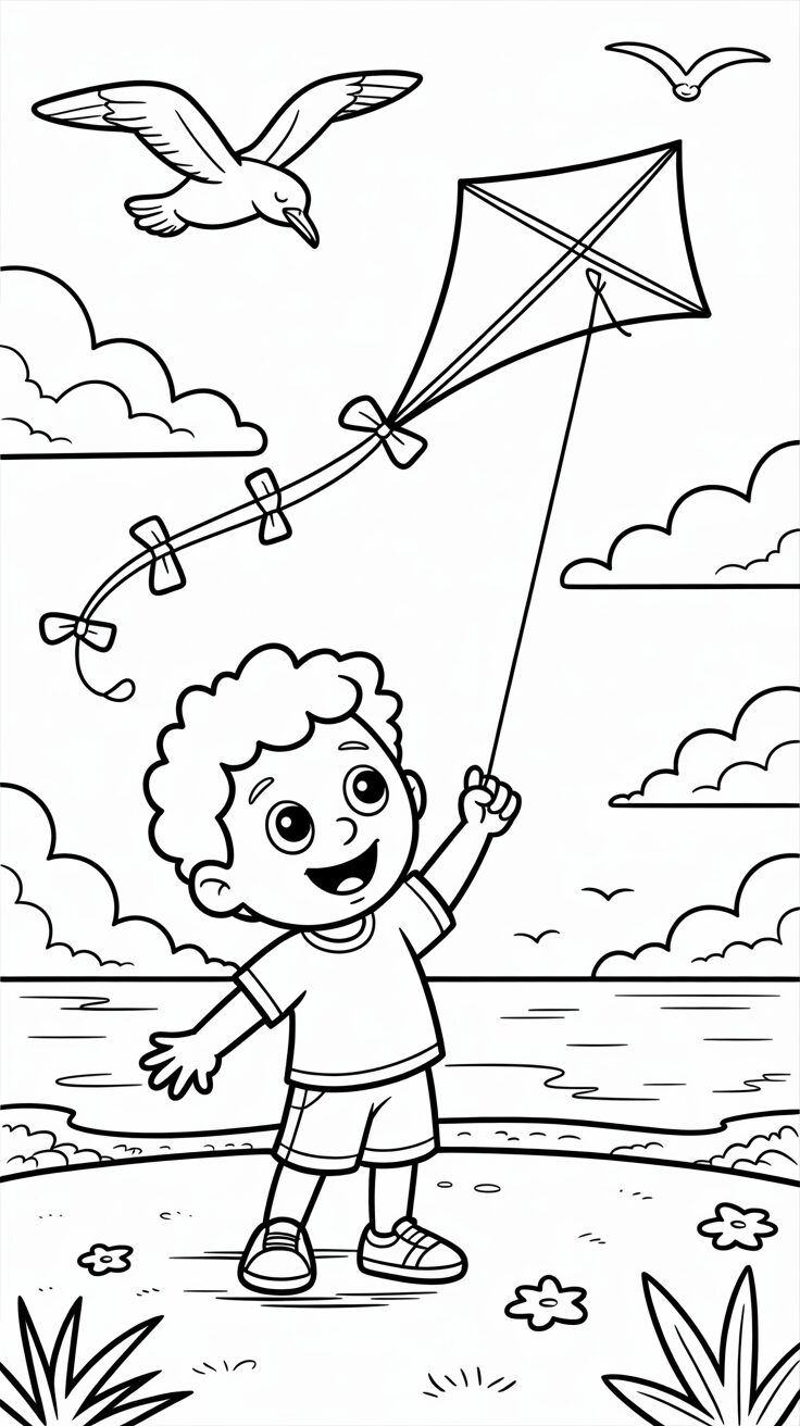 printable beach coloring sheets