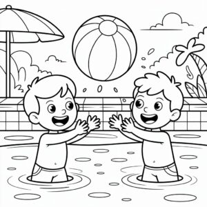 beaches coloring pages