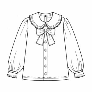 coloring pages clothes