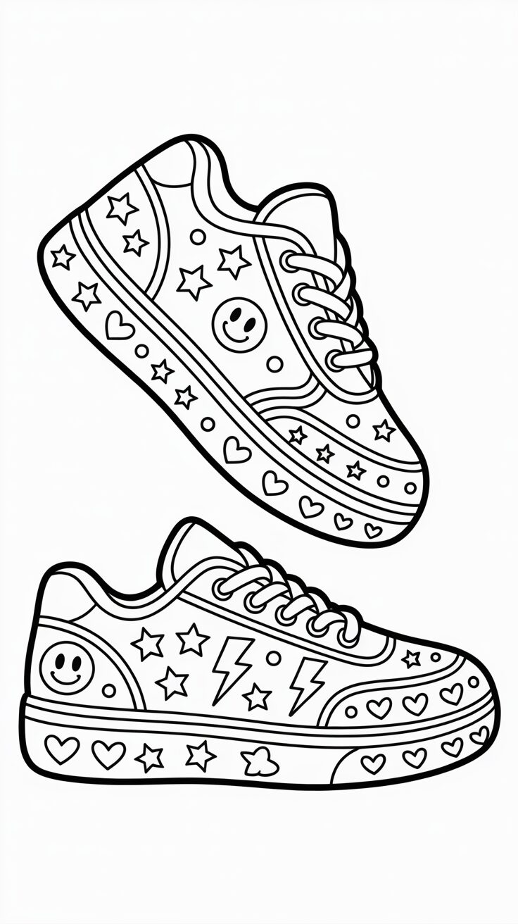 jordan shoes coloring sheets