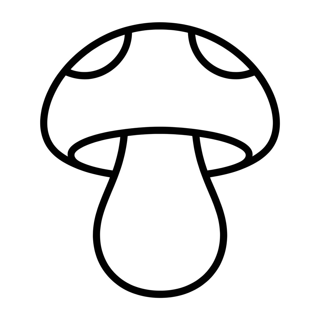 color pages mushroom