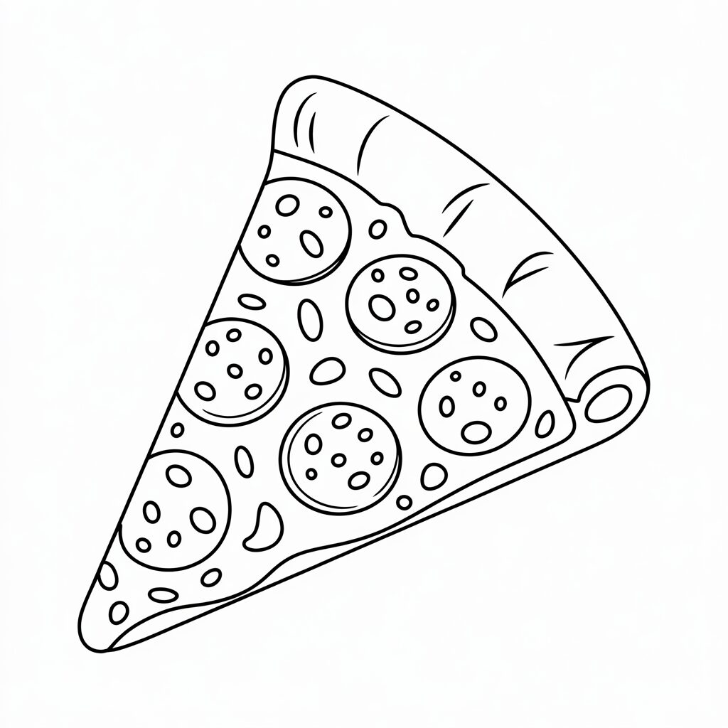 pizza coloring pages printable