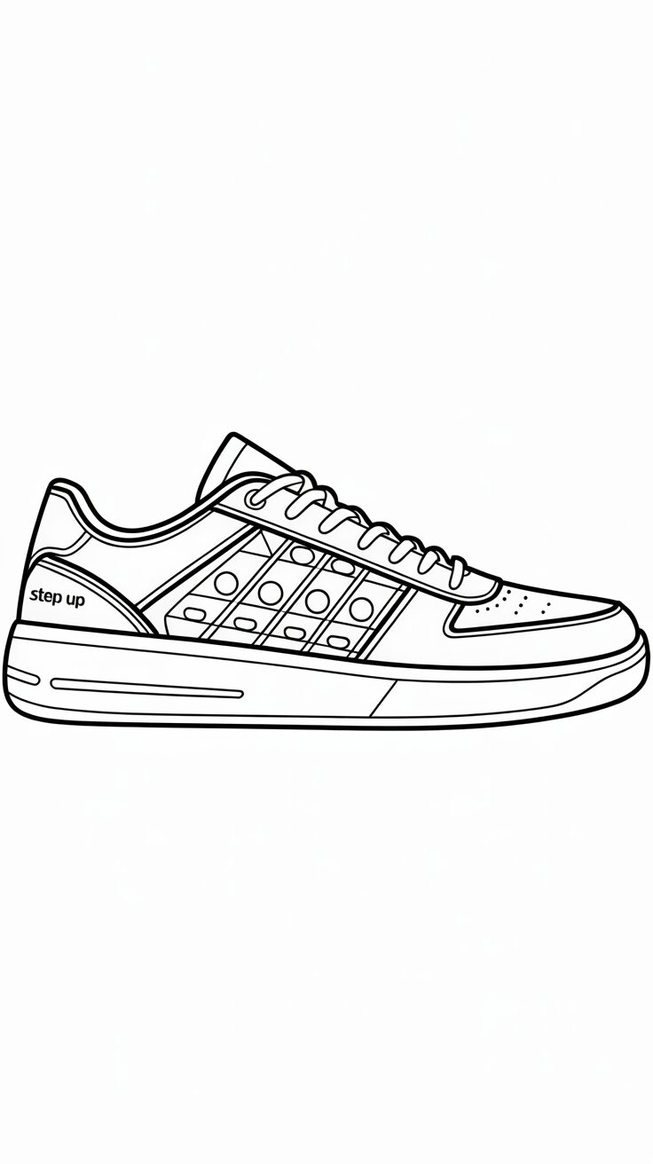 nike shoe coloring pages