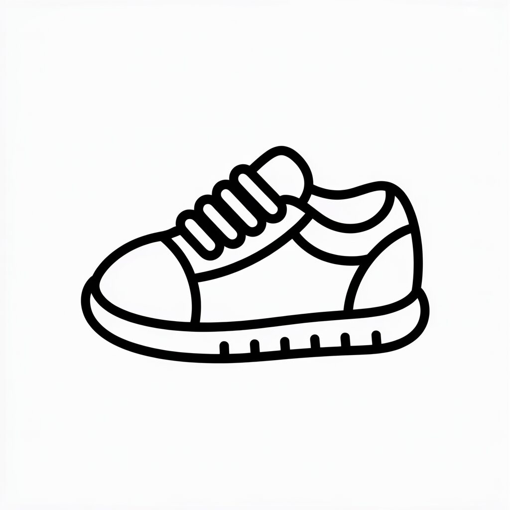 shoes coloring pages
