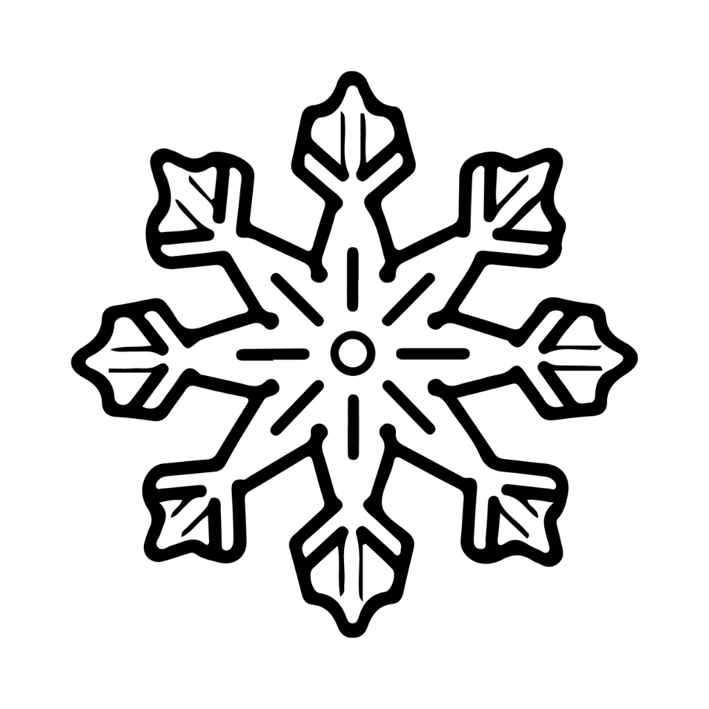 snowflake coloring sheets