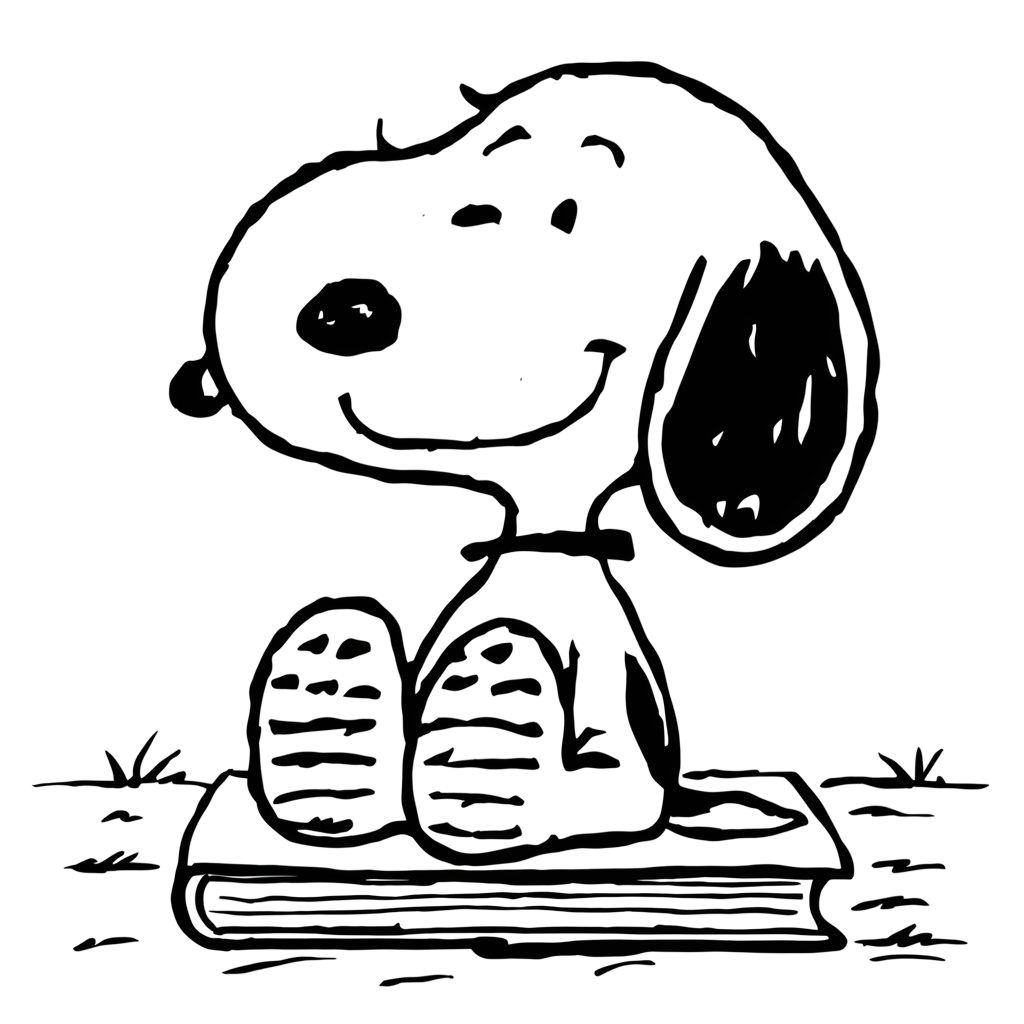 snoopy coloring sheets