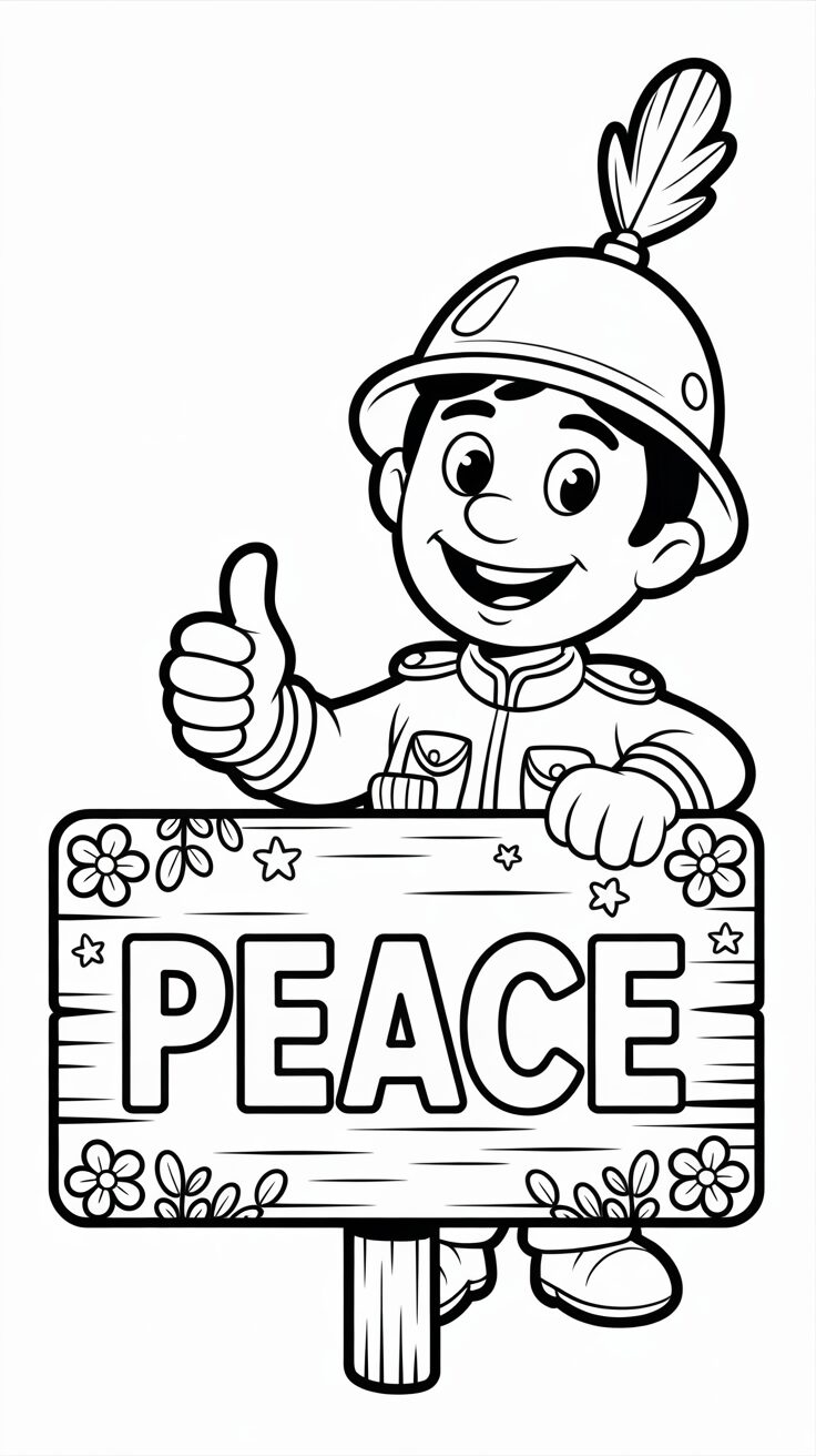 soldier coloring sheets