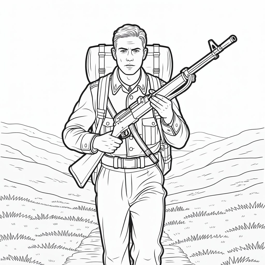 winter soldier coloring pages