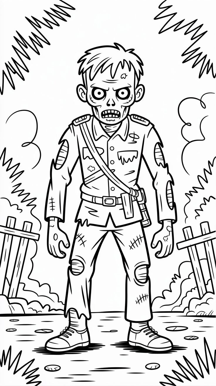 army soldier coloring page