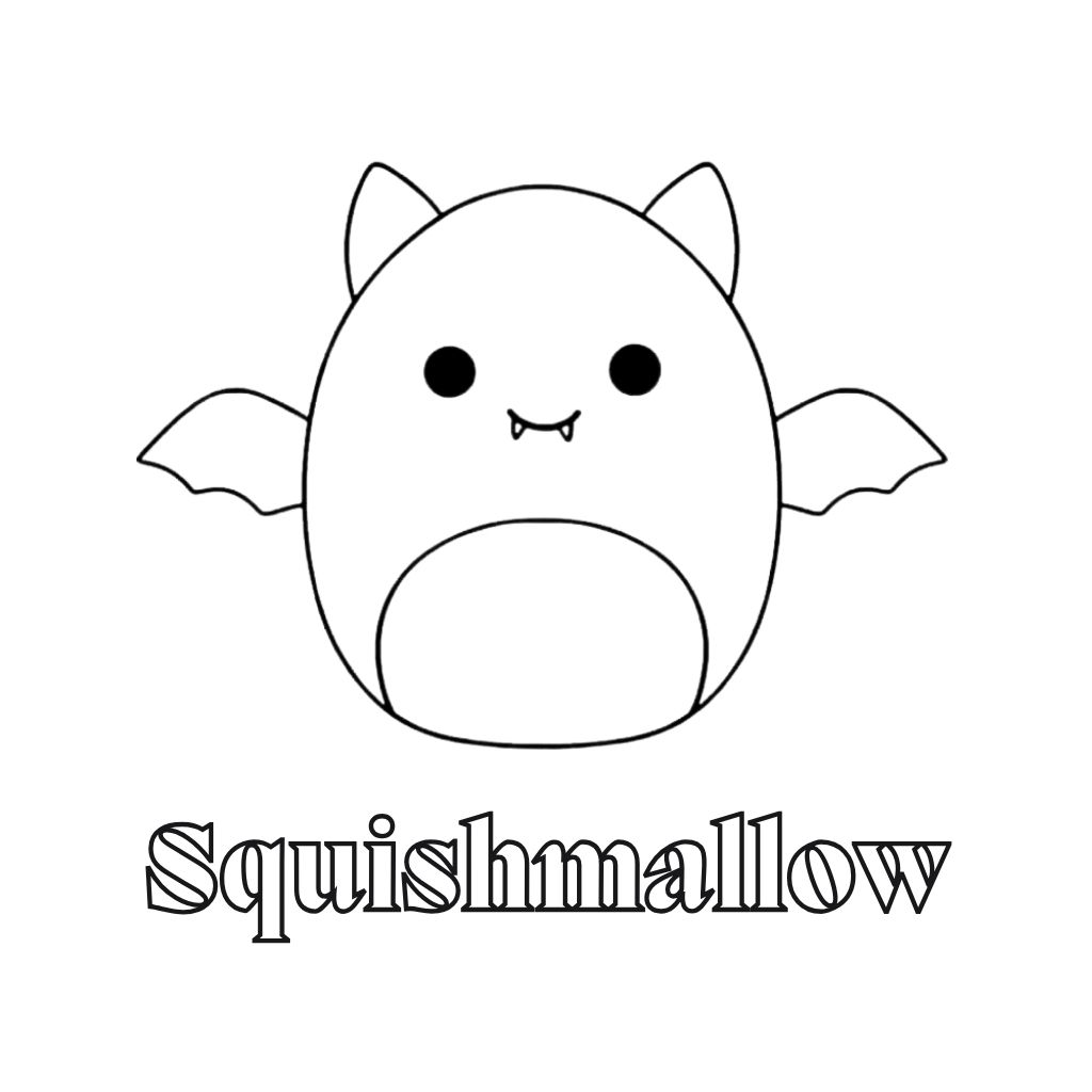 cute squishmallows coloring pages