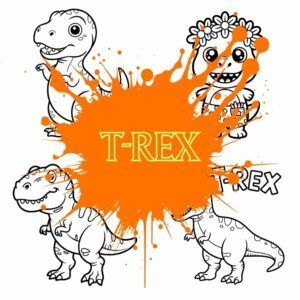 T Rex Coloring Page