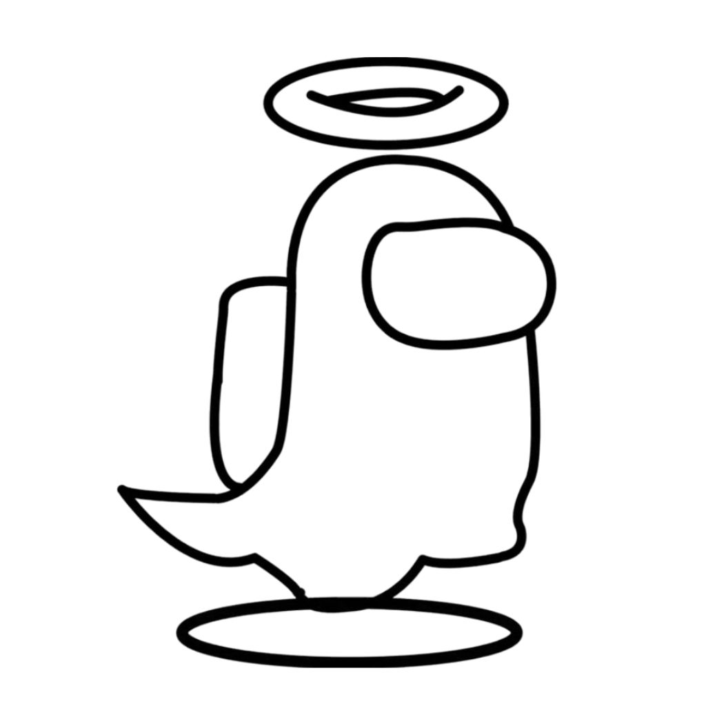 among us printable coloring pages