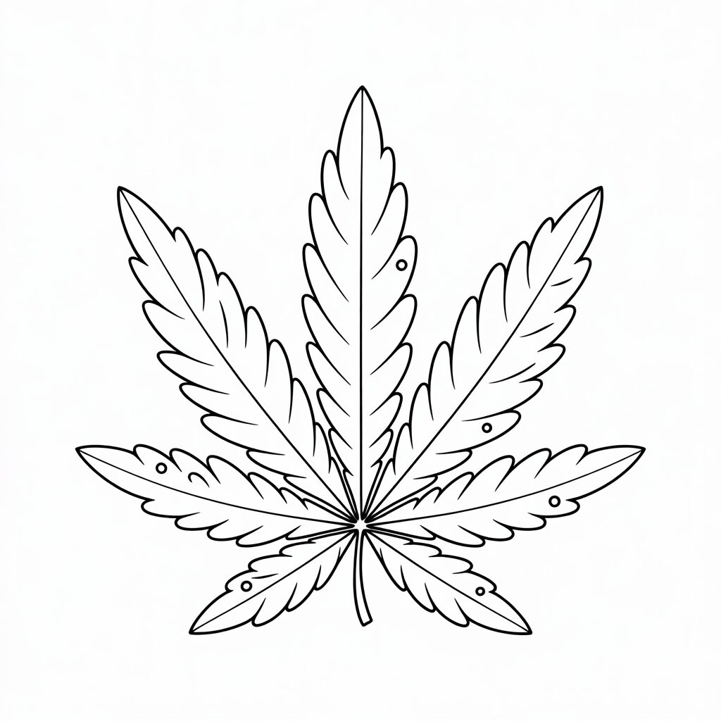 leaf coloring sheet