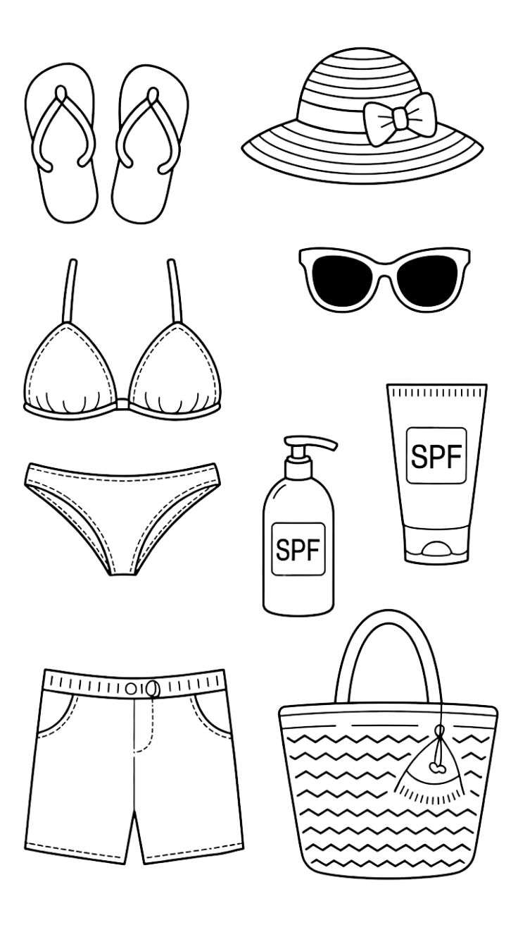 cloth coloring pages