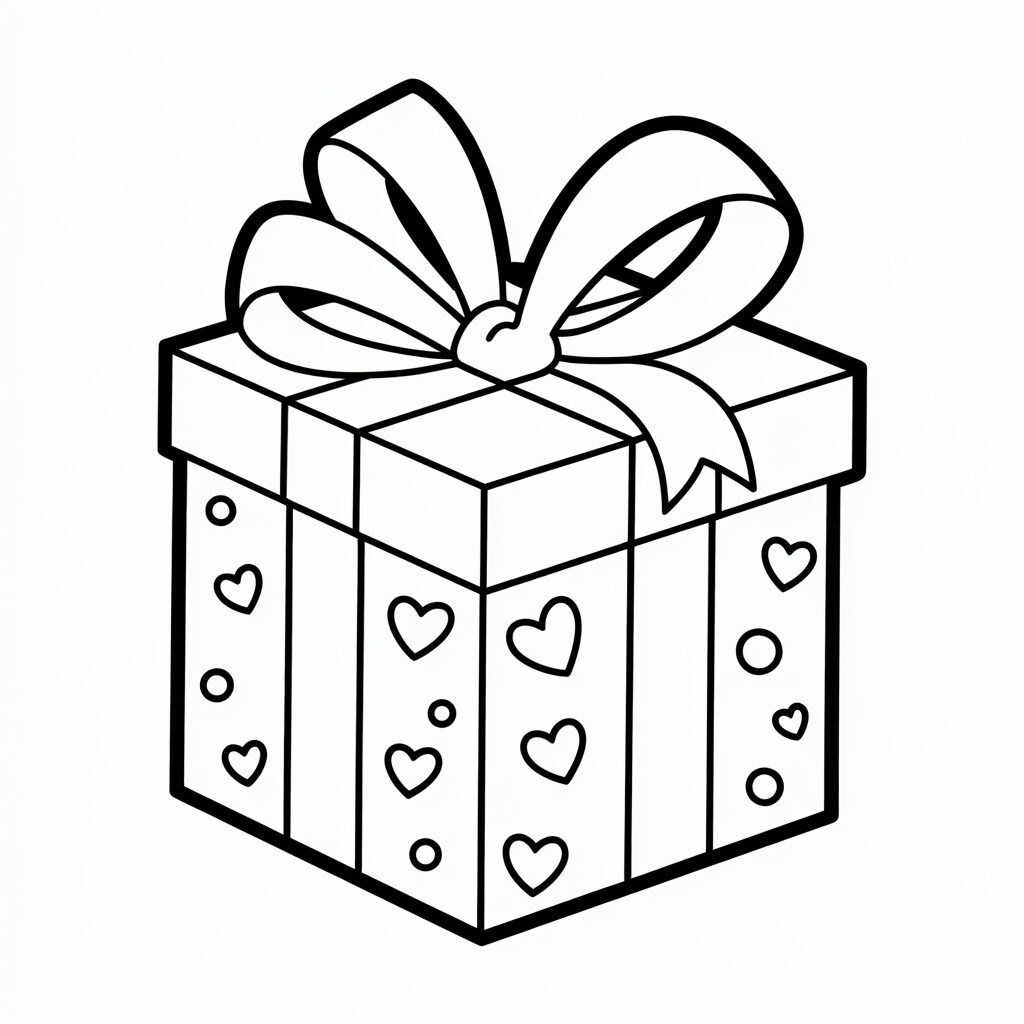 christmas coloring pages gifts
