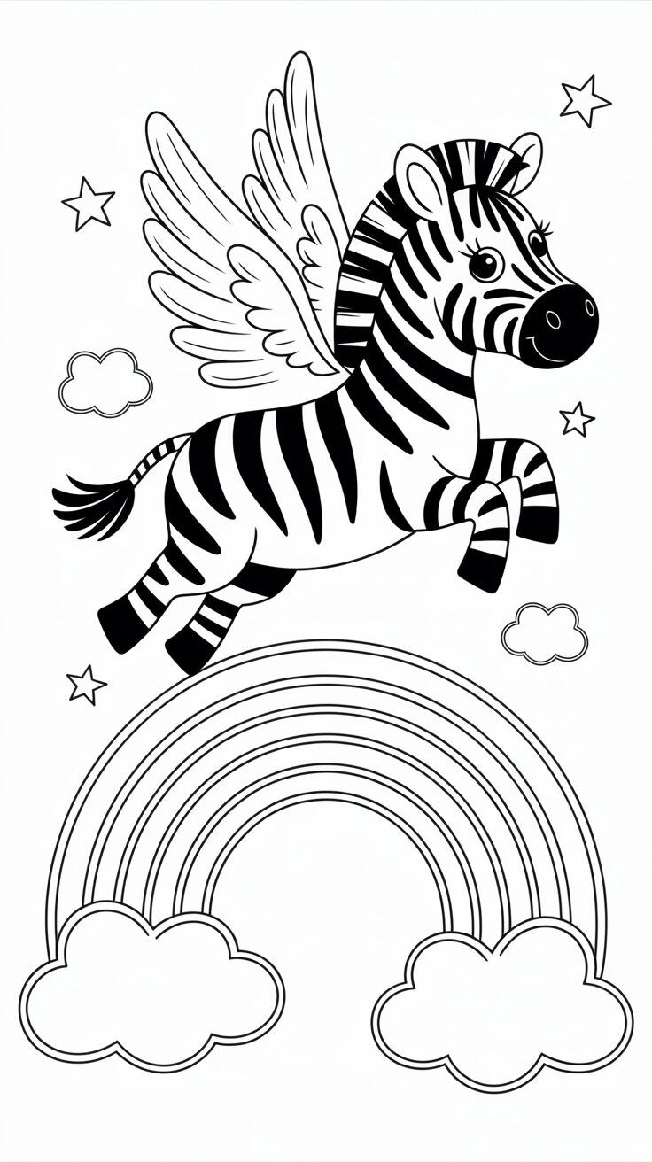 zebra coloring pages