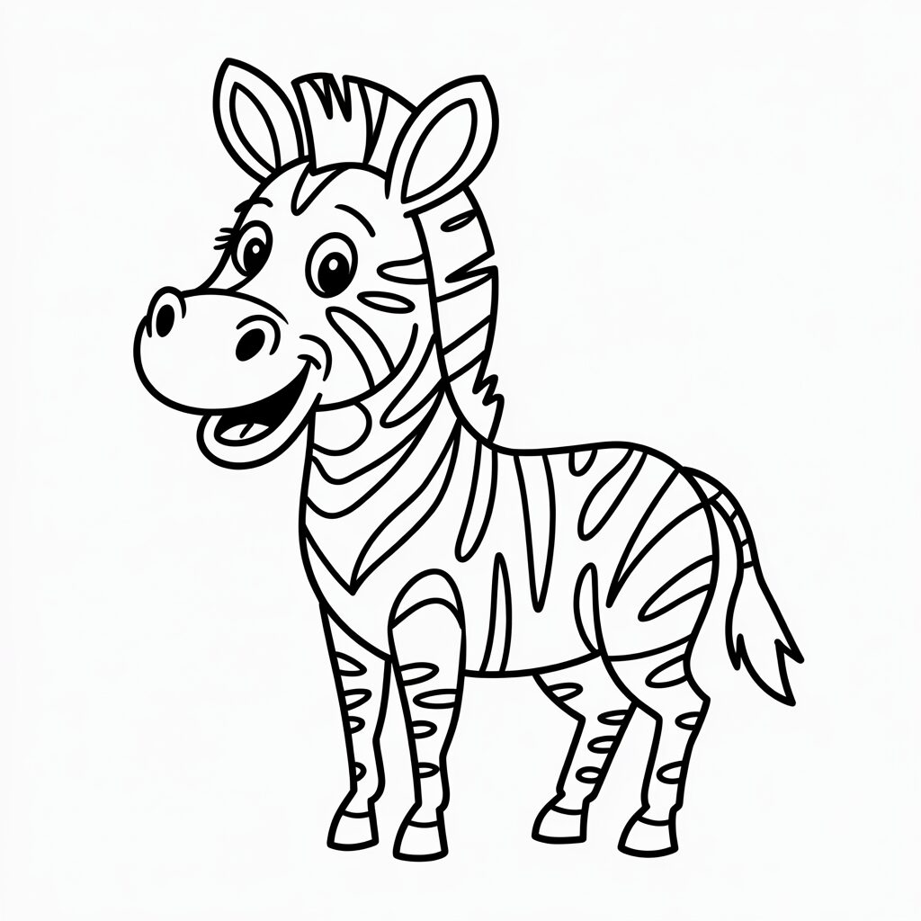 zebra color sheet