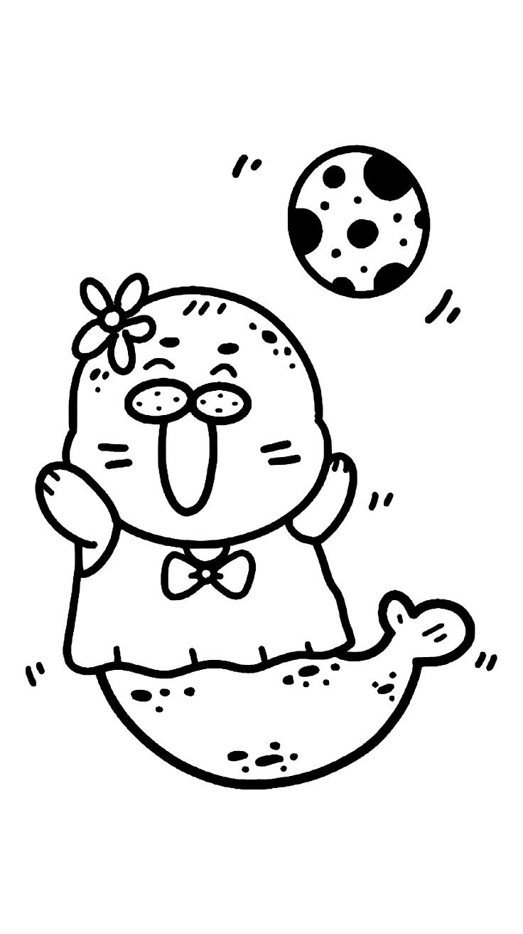 seal coloring pages